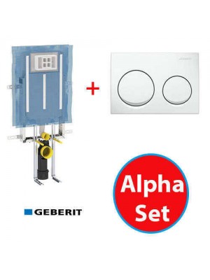 Geberit Alpha Set-Beyaz