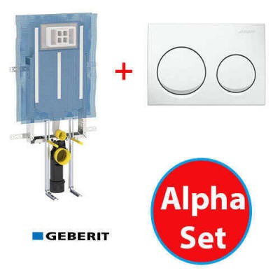 Geberit Alpha Set-Beyaz