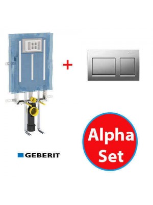 Geberit Alpha Set-Mat Krom