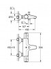 Grohe Grohtherm 800 Termostatik banyo bataryası Mat Siyah