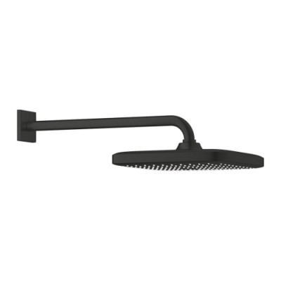Grohe Tempesta 250 Cube Tepe duşu seti 380 mm, tek akışlı Mat Siyah