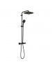 Grohe Tempesta Cube Duş Sistemi Termostatik Duş Bataryalı Mat Siyah