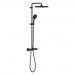 Grohe Tempesta Cube Duş Sistemi Termostatik Duş Bataryalı Mat Siyah