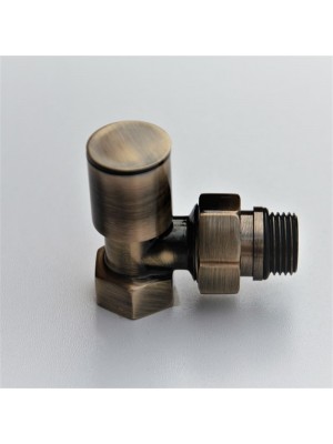 Radyatör Vanası 1/2'' Antik Köşe (Metal Volanlı)
