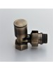 Radyatör Vanası 1/2'' Antik Köşe (Metal Volanlı)