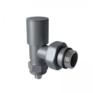 Radyatör Vanası 1/2'' Antrasit Köşe Pex (Metal Volanlı 16*2mm Boru Bağl. Rakorlu) Radyatör Vanası 1/2'' Antrasit Köşe Pex (Metal Volanlı 16*2mm Boru Bağl. Rakorlu)