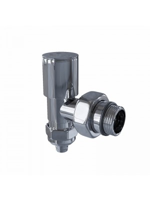 Radyatör Vanası 1/2'' Krom Köşe Pex (Metal Volanlı 16*2mm Boru Bağl. Rakorlu)