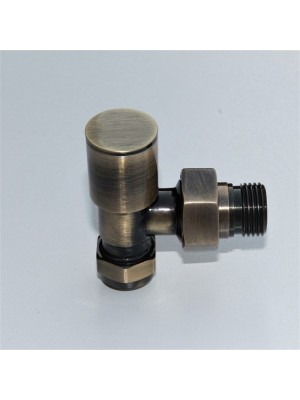Radyatör Vanası 1/2'' Antik Köşe Pex (Metal Volanlı 16*2mm Boru Bağl. Rakorlu)