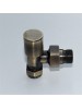 Radyatör Vanası 1/2'' Antik Köşe Pex (Metal Volanlı 16*2mm Boru Bağl. Rakorlu)