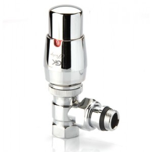 Termostatik Radyatör Vanası 1/2'' Krom Köşe Termostatik Radyatör Vanası 1/2'' Krom Köşe