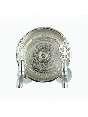 Hamam Taslı Ikili Osmanlı Musluğu Krom